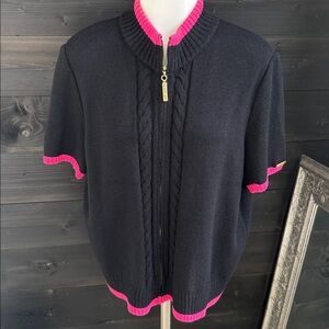 St John Sport‎ Vintage Zip Up Short Sleeve